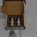 HQMPC Garden Hose Quick Connect Solid Brass Quick Connector Garden Hose Fitting Water Hose Connectors 3/4 inch GHT (2SETS)