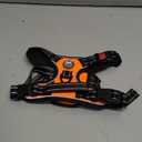 PoyPet No Pull Dog Harness, No Choke Front Clip Dog Reflective Harness, Adjustable Soft Padded Pet Vest with Easy Control Handle for Small to Large Dogs (Orange,Small)