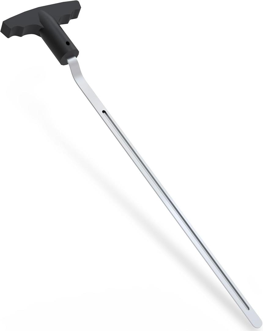 Golf Grip Removal Tool, 11" V-Groove Grip Remover Saver for Standard Length Swinging Grips, High-Carbon Steel Golf Club Regripping Kit, Golf Grip Tool, Grip Repair Tool, Golf Supplies (Black)