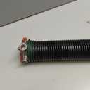 Pair of 2" Garage Door Torsion Springs with Non-Slip Winding Bars, Quality Precision Electrophoresis Black Coated, Minium Life 18,000 Cycles (.243" x 2" x 31")