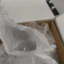 CnGlass 33.8oz Glass Teapot with Removable Infuser,Stovetop Safe Tea Kettle with Glass Tea Warmer 5.3 in/13.5cm Diameter