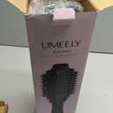 Hair Dryer Brush Blow Dryer Brush in One, Upgraded 4 in 1 Hair Dryer and Styler Volumizer with Negative Ion Anti-frizz Ceramic Titanium Barrel Hot Air Hair Straightener Brush