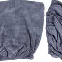 1 Set Office Computer Chair Covers Universal Desk Task Chair Cover Stretch Rotating Chair Slipcover (Dark Grey)