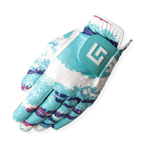 Uther Men’s DURA Golf Glove – Durable, Comfortable, Tailored Fit with Zip Pouch - Men's Left (for Left Handed Golfers), Medium/Large Size, 90s Cup Prit