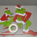 Christmas Yard Signs Stakes Grinch 6 Inches