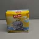 Glad Trash Bags, ForceFlex Tall Garbage Bags, 13 Gallon Grey Trash Bags for Tall Kitchen Trash Can, Fresh Clean with Febreze Freshness to Eliminate Odors, 80 Count 