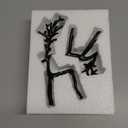 BOTUMIUY Black Reindeer Christmas Decor, Set of 2 Modern Alloy Metal Reindeer Statues Decorations, Elegant Decor for Indoor Living Room Office