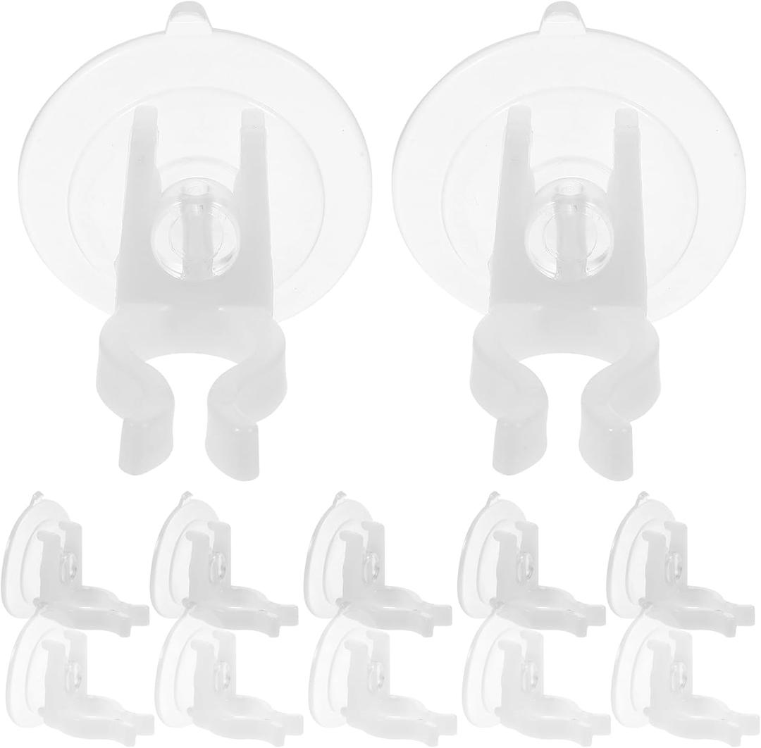 12pcs Electronic Candle Suction Cup Battery Operated Candles Suction Cup Led Candles Electric Clamp for Electric