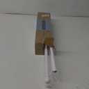 White Curtain Rods for Windows 28 to 48 Inch, Heavy Duty Curtain Rod Set with Brackets, Decorative Adjustable Curtain Rods for Bedroom, Living Room, 5/8" Metal Drapery Rod