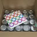 20 Pack 12 oz Mason Jars with Lids and Bands, Regular Mouth Glass Canning Jars with Labels and Brusher for Storage, Canning & Preserving, Dishwasher & Microwave Safe