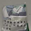 Buryeah 4 Pack Preemie Swaddle Blanket Wrap Set with Hat for Baby Boys Girls 3-7 Lbs Preemie Newborn Clothes Sleepers Cap (Gray)