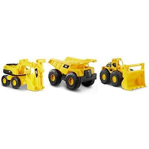 Cat Construction 7" Dump Truck, Loader & Excavator toys Combo Pack 3 pcs