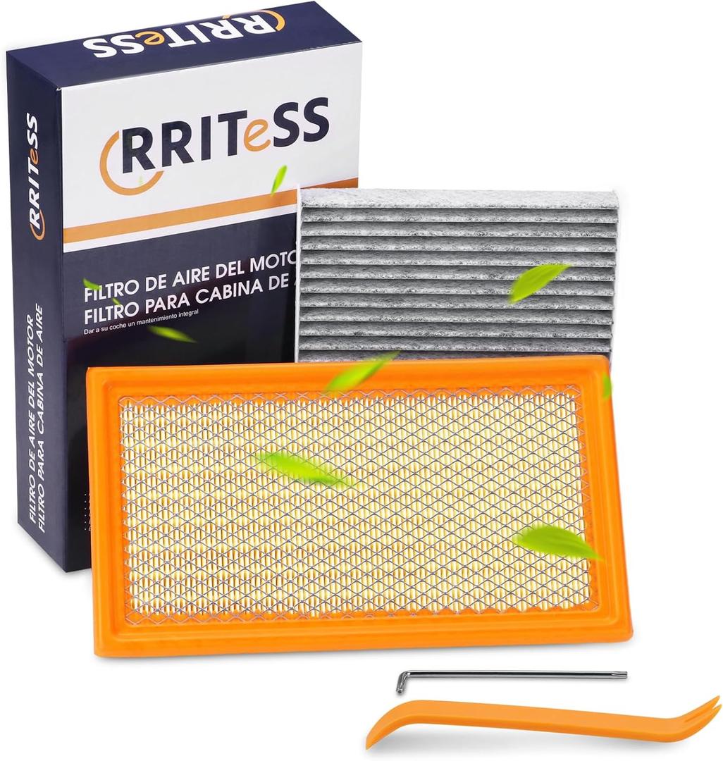 CA10242 and CF11176 Cabin Filter Set, Engine Air AC Filter Kit.
