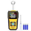 MESTEK Wood Moisture Meter for Non-Destructive Moisture Detection in Drywall, Wood, and Masonry, Moisture Tester with Backlit Color LCD Display & Alarm Function, Detects up to 20-40mm Below Surface