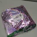6 Pack Total 60 Feet Foil Fringe Garland Lilac Metallic Wall Hanging Drapes Tassel Skirting Tinsel Streamers for Parade Float Trailer Mardi Gras Party Birthday Wedding (Iridescent Purple), 10 feet