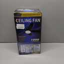 52 Inch Smart Ceiling Fans Without Lights, Low Profile Flush Mount Ceiling Fan with Alexa & Remote Control, 6 Speed Reversible Quiet DC Motor, White Ceiling Fan for Bedroom Living Room Patio