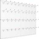 TORACK Metal Pegboard Panels and Hooks for Garage, Workbench, Shop, Shed Tool Organizer Peg Board with 1/8" & 1/4" Holes, Modular Wall-Mounted Pegboard with Pegboard Hooks(Cream White)