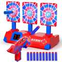 Shooting Toys for 3-12 Year Old Boys, Hero Styles with Glowing Web&Sounds,LCD Scoring and Auto Reset 3 Shooting Targets,Indoor Outdoor Kids Family Games Christmas Birthday Gifts for Boys Toys Age 3-12