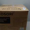 COSORI Smart 12-in-1 Air Fryer Toaster Oven Combo, Airfryer Convection Oven Countertop, Bake, Roast, Reheat, Broiler, Dehydrate, 75 Recipes & 3 Accessories, 26QT, Black-Stainless Steel