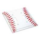 Baseball Sports Light Switch Cover Decorative 2 Gang Double Toggle Cool Red White Wall Plate Outlet Covers Electrical Switchplate for Bathroom Bedroom Decor 5 * 4.9