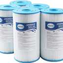 71825 Replaces Hot Springs Spa Filters, Compatible with Watkins 31489, Unicel C-6430, Pleatco PWK30, Filbur FC-3915, P/N0969601, 73178, 73250, 30 sq.ft.Pleated Fabric Filter Media 5 Pack
