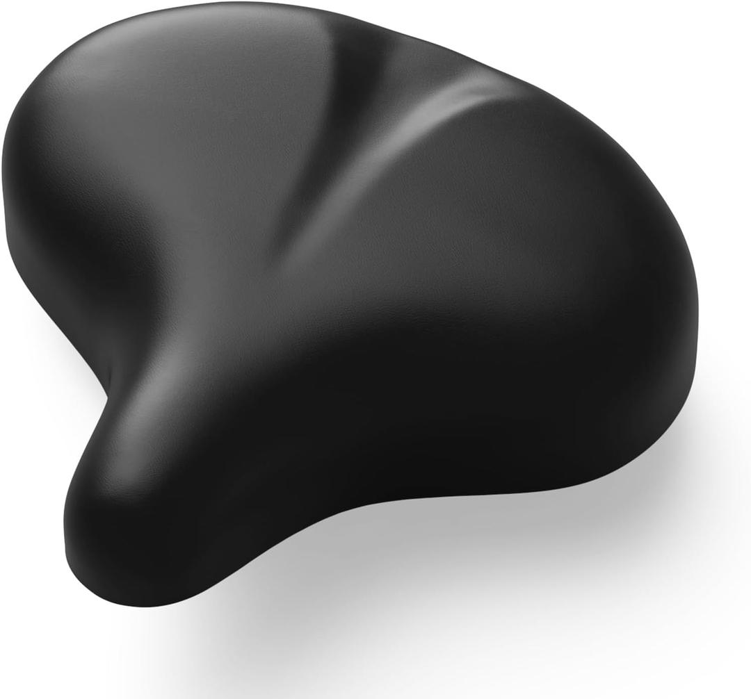 MERACH Exercise Bike Seat Cushion, Comfort Seat Cover for Women Men, High-Density Foam Padded Soft with Dual Shock Absorbing, Accessories for Spin Bike, Compatible with All Merach Bikes