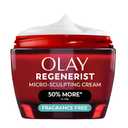 Olay Face Moisturizer, Regenerist Micro-Sculpting Cream for Women, Fragrance-Free - Anti-Aging, Anti-Wrinkle, Firming Skin Care - Triple Collagen Cream, Peptide, Hyaluronic Acid, Niacinamide, 2.6oz