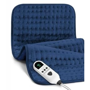 Heating Pad for Back Pain and Cramp Relief, Large 33"x17" Electric Heating Pad for Neck and Shoulders Moist Dry Heat with 9 Adjustable Heat, Auto Shut-Off Timer, Gifts for Women Mom