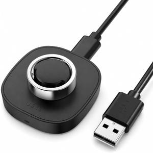 Compatible with Oura Ring Gen3 Charger - Portable Charging Dock with USB-C Cable for Smart Ring Size 13