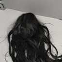 Zerodis 1/3 BJD Doll Hair, Wig Curly Hair Synthetic Fibre Girl Dolls Ball Jointed Dolls Soft Smoothly Silver Gray Naturally Curly for Doll Wigs