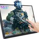 10.5 Inch OLED Touchscreen Portable Monitor - 25601600 2.5K Ultra-Thin External Touch Display with CNC Metal Case & Speaker Travel Secondary Display for Raspberry Pi, Window, macOS, PC, Switch, PS5