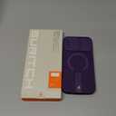 SURITCH for iPhone 14 Pro Max Case with Magnetic Camera Slide Cover and Adjustable Kickstand, Compatible with MagSafe, Shockproof Bumper Case Slim Protective Cover 6.7 Inch, Dark Purple