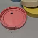 Grow Forward Bamboo Kids Cups with Lids and Straws - 10oz Drinking Cups for Kids with Childproof Twist Lids & Silicone Straws - Eco Friendly, BPA Free, Non Toxic & Dishwasher Safe - Paradise