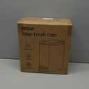 Cesun Small Bathroom Can with Lid Soft Close, Step Pedal, 6 Liter / 1.6 Gallon Stainless Steel Garbage Can with Removable Inner, Anti-Fingerprint Finish (Matt Black)