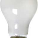 Westinghouse 0410000, 25 Watt, 130 Volt Frost Incand A19 Light Bulb, 5000 Hour 205 Lumen, 4-Pack, 1