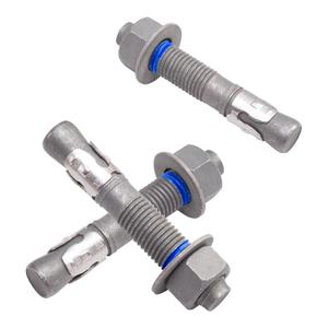 1" x 6" Concrete Anchors (5 Pack) 1 inch Wedge Anchors Bolts Hot Dip Galvanized