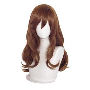 Horimiya Kyouko Cosplay Wig Long Brown Loose Wave Cosplay Wigs Bangs Heat Resistant Synthetic Hair Party