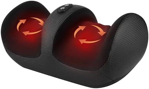 Nekteck Foot Massager with Heat & Foot Roller, Shiatsu Calf Leg Massager for Circulation and Neuropathy Pain Relief for Feet Care Home Office Gadgets Relaxing Gifts for Women Men Mom Dad Birthday Gift