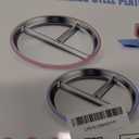 OVV Stainless Steel Kids Plates (2 Pack) 8 Inch Toddler Divided Plates with Removable Silicone Sleeves & 5 Suction Cups Baby Self Feeding | Mess-Free Mealtime | Dishwasher Safe (Blue/Pink)