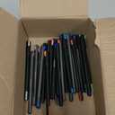 Pentonic Gel Pens, 24 Count, Mixed Pack (12 Assorted Color Pens, 12 Glitter Pens), Medium & Fine Point, Smooth Writing For Journaling (1002355)