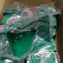 15 Pack Metal Cowbells 3 Inch Green Cow Bells Noise Makers Loud Cow Bell with Handles, Small Cowbell Hand Percussion Cowbells for Sporting Events, Cheering, Football Games, Weddings