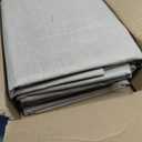 Fitable Faux Linen Tablecloths Rectangle 60 x 120 Inch - 6 Pack Neutral Table Clothes for 8 Foot Tables, Nature Faux Burlap Table Covers for Wedding, Party, Farmhouse, Banquet, Buffet