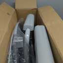 Drive Medical 11148-1 Folding Steel Bedside Commode Chair, Portable Toilet, Supports Individuals Weighing Up To 350 Lbs, with 7.5 Qt. Bucket and 13.5 Inch Seat, Grey