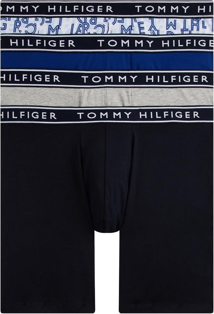 Tommy Hilfiger Men's Cotton Stretch 4-pack Boxer Brief (S)