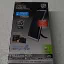 GE TV Antenna for Smart TV Indoor, HD Antenna, Supports 4K 1080p Signal Reception with Signal Amplifier, Free Local Channels, 48732