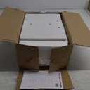 TUTOTAK Narrow Bookshelf, 8-Tier Bookcase, Spine Book Shelf for Small Space, Corner Standing Shelf for Living Room, Office, Study, Entryway, White BS06BW008