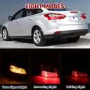 Tail Light Compatible with Ford Focus Sedan 2012 2013 2014 with Bulb Replace FO2818151 (Left Driver Side)