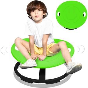 AOBOTE Spinning Chair for Autistic Kids, 360° Silent Rotation Kids Sensory Chair, Durable PP Autism Swivel Chair, Sensory Integration Training Body Coordination Toy, Large