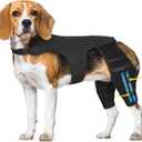 Dog Knee Brace for Torn Acl Hind Leg, 4 Stabilizers Dog Leg Braces for Back Leg, Adjustable Hip Support to Reduces Pain, Ligament Injuries, Luxating Patella, L