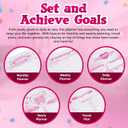 GIRL MATH Undated Planner with Hourly Time Slots for Women with Custom Pen and Stickers - Daily, Monthly and Weekly Planners for It Girls - Cute Girly Daily Agenda - Work Planner Organizer To Do List Notebook That Easily Organizes Your Tasks to Boost Productivity- 7"x9" (BOWS COVER)